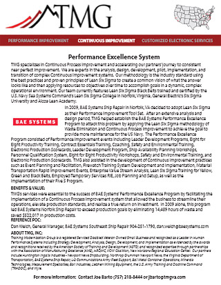 Performance Excellence Systems